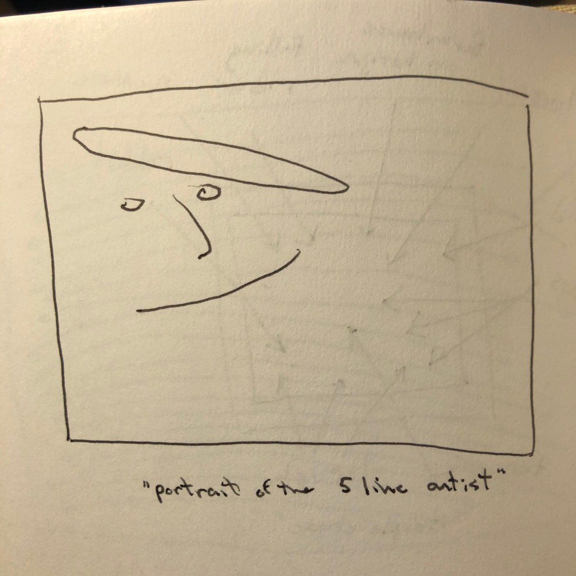 Portrait of the 5-Line Artist